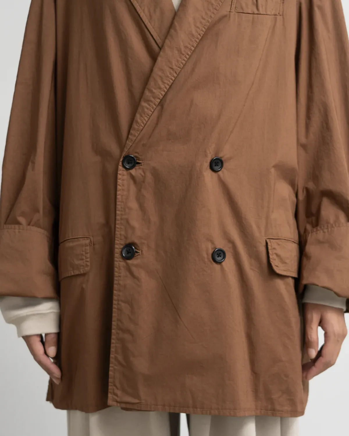 Graphpaper / Garment Dyed Typewriter Oversized Double Jacket (GM251-20088C)