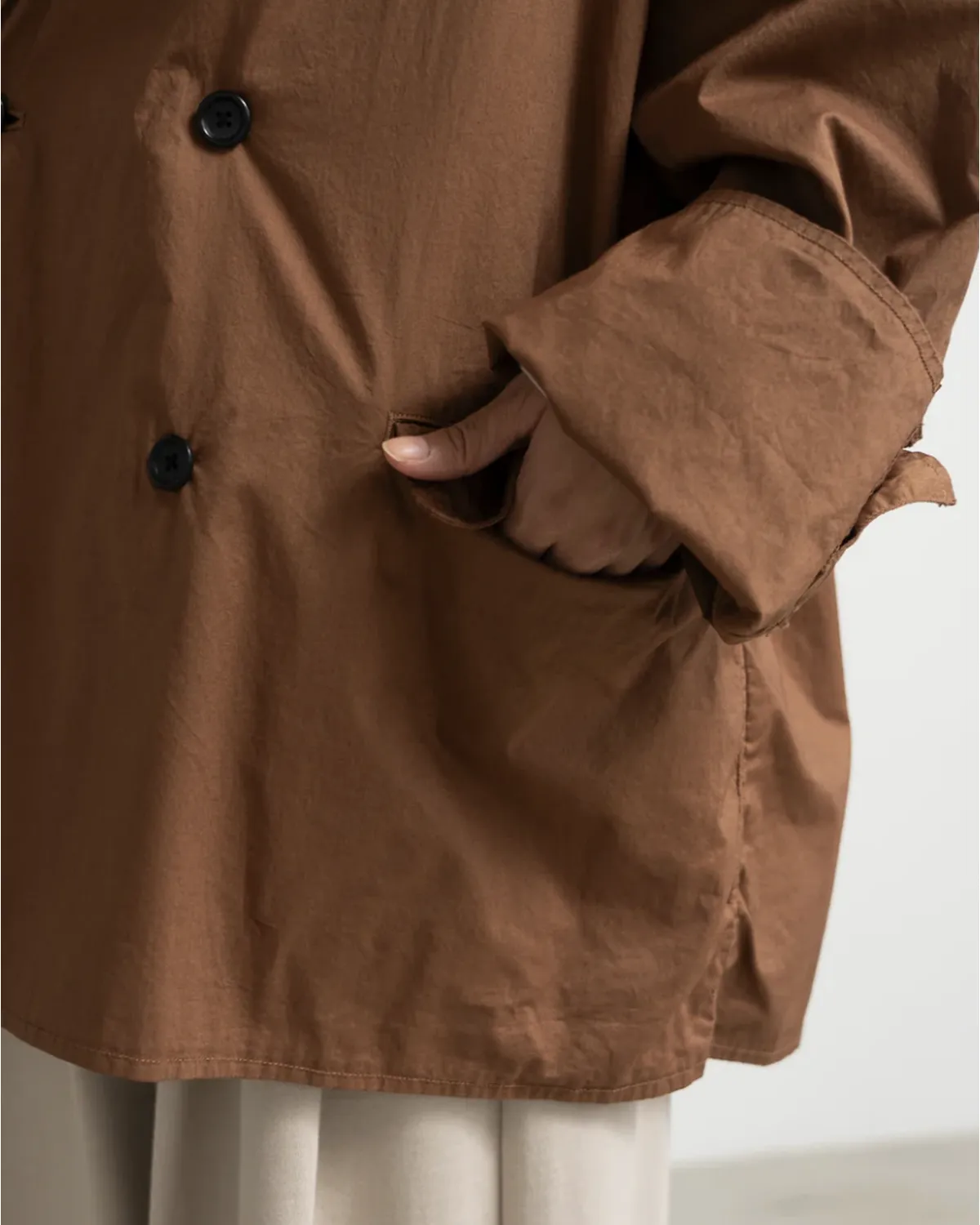 Graphpaper / Garment Dyed Typewriter Oversized Double Jacket (GM251-20088C)