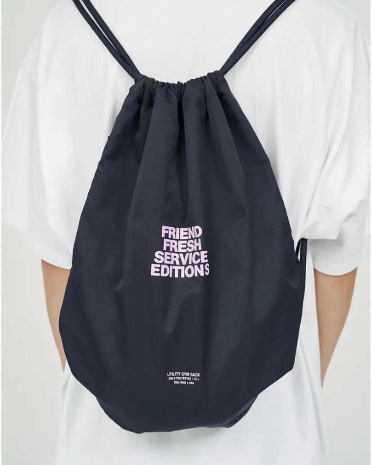 FreshService × FRIEND EDITIONS / FE LOGO UTILITY GYM SACK (FSP252-90140)