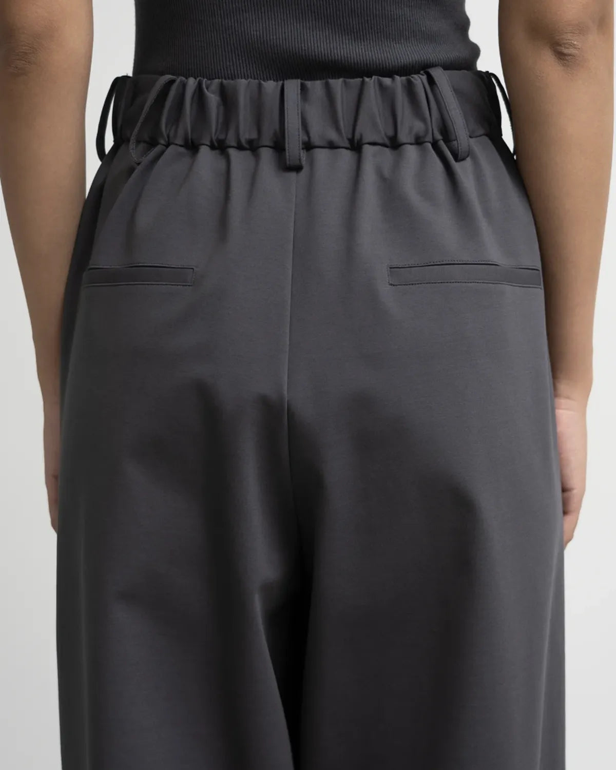 Graphpaper / Compact Ponte Two Tuck Wide Pants (GL253-40044B)
