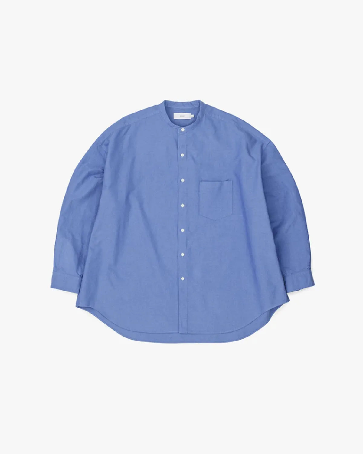 Graphpaper / Oxford L/S Oversized Band Collar Shirt (GM253-50022B)