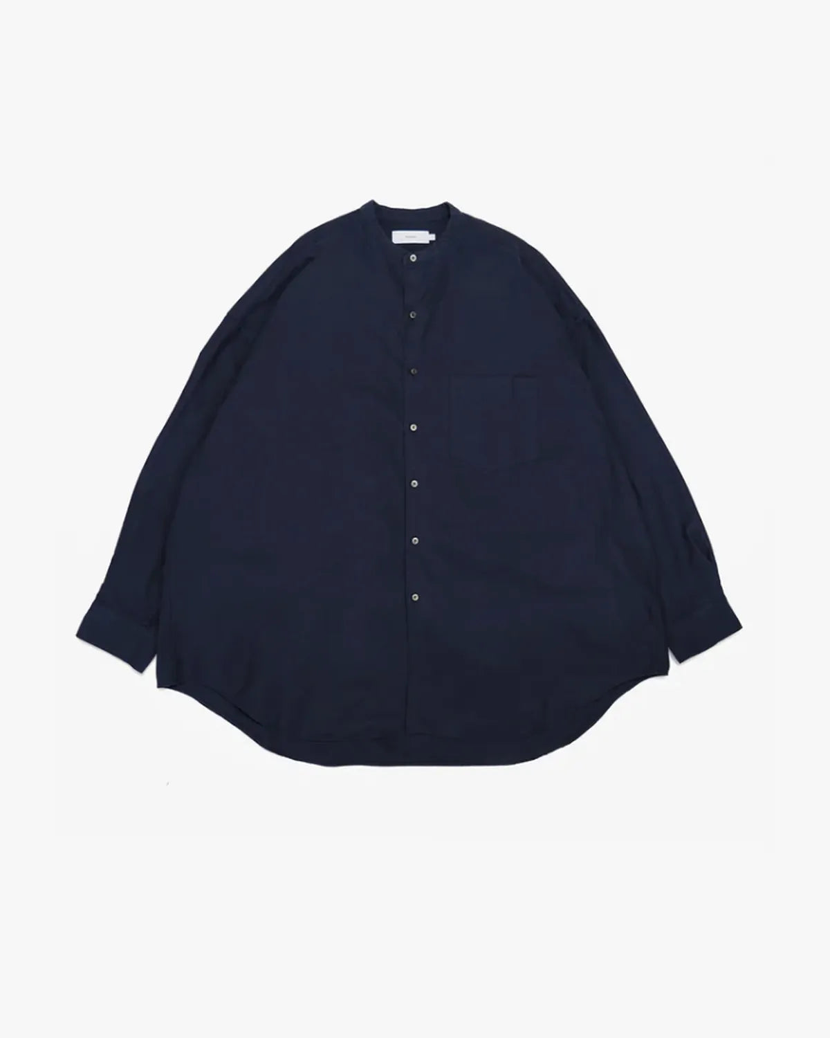Graphpaper / Oxford L/S Oversized Band Collar Shirt (GM253-50022B)
