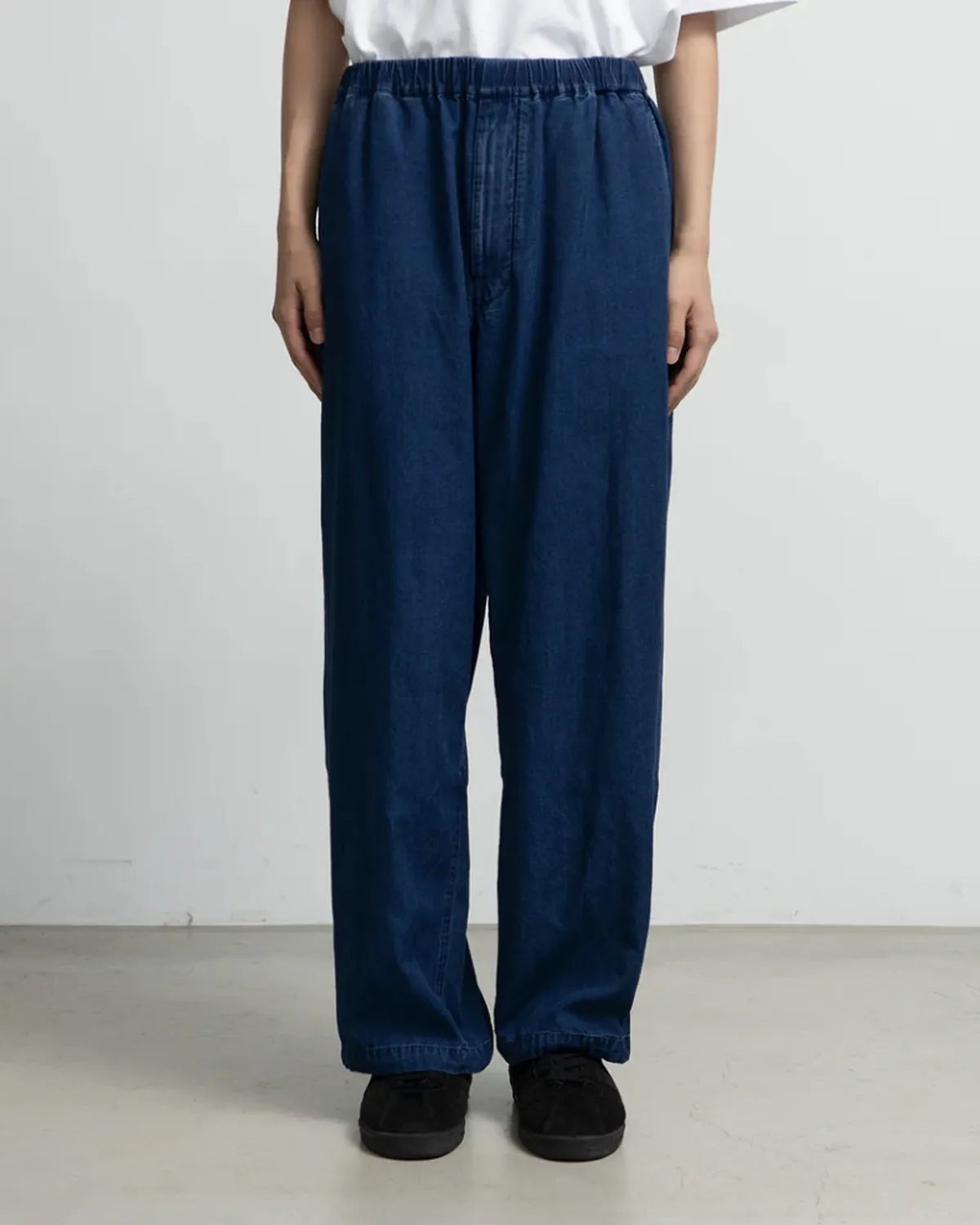 Graphpaper / SIDOGRAS indigo Poplin Track Pants (GM252-40047)