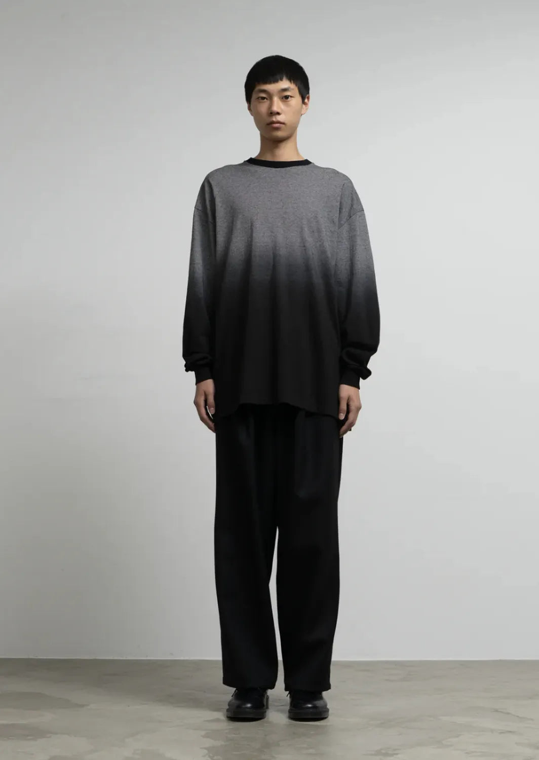 Graphpaper / Gradient Border L/S Tee (GU253-70511)