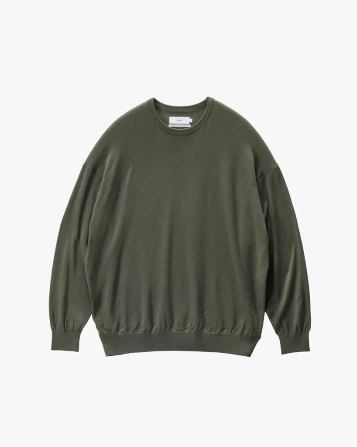 Graphpaper / High Gauge L/S Oversized Crew Neck Knit (GU253-80205C)
