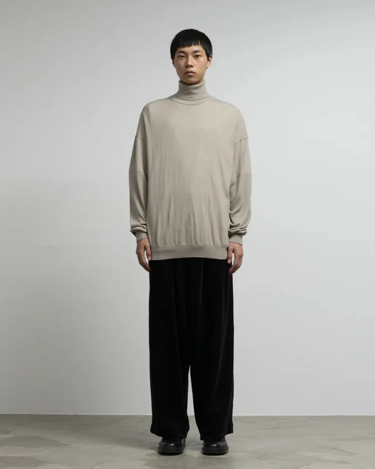 Graphpaper / High Gauge L/S Oversized High Neck Knit (GU253-80206C)