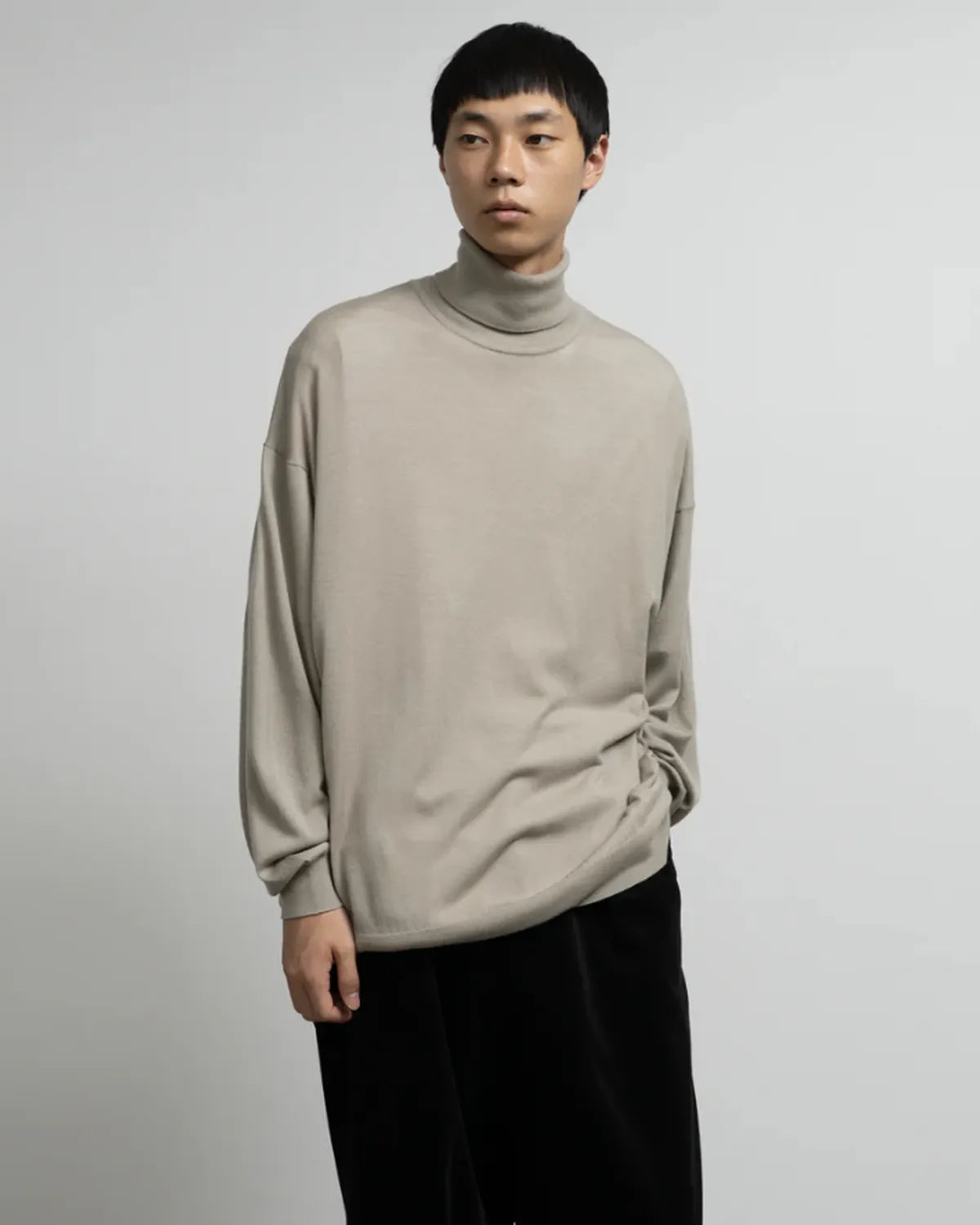 Graphpaper / High Gauge L/S Oversized High Neck Knit (GU253-80206C)