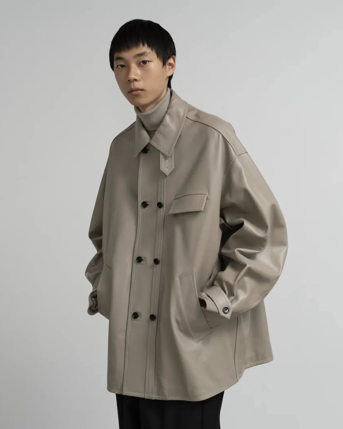 Graphpaper / Sheep Leather Corbusier Jacket (GM253-30444)