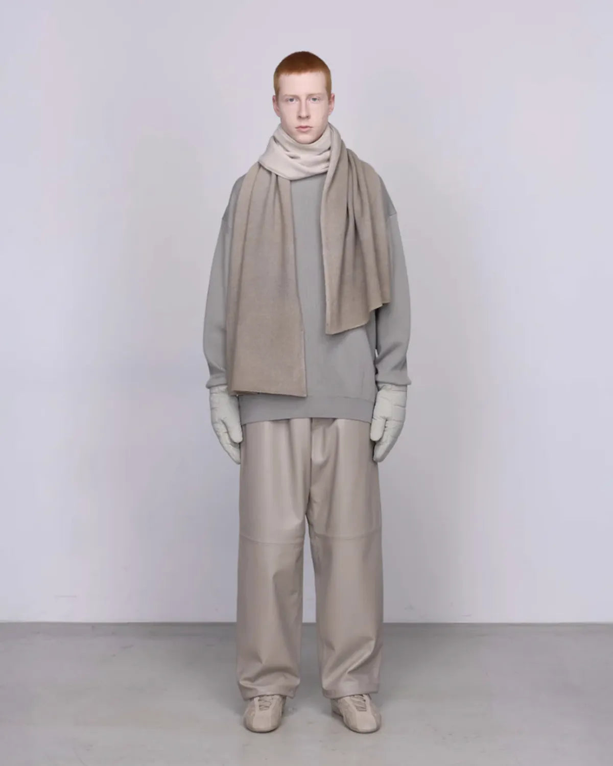 Graphpaper / Sheep Leather Track Pants (GM253-40446)
