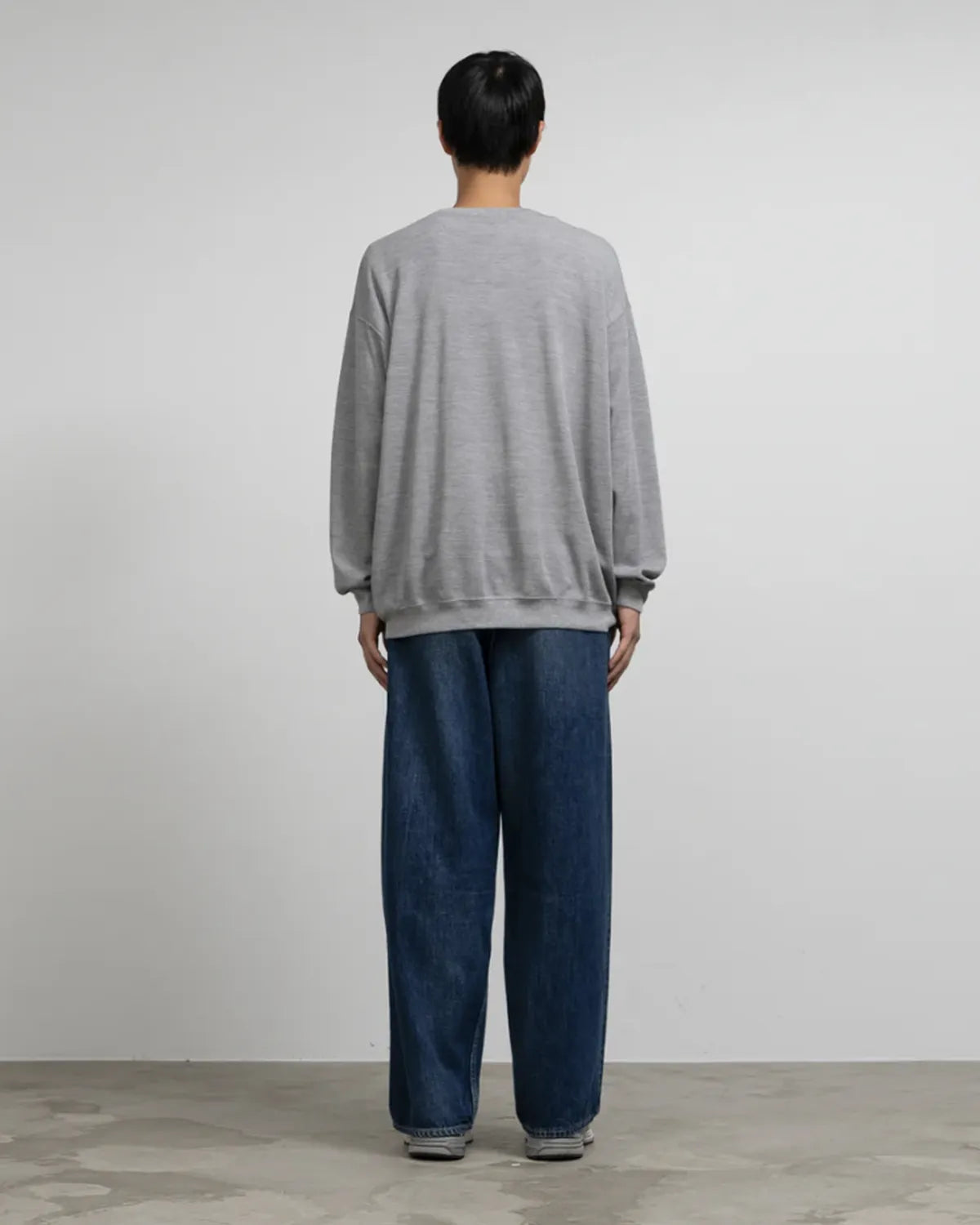 Graphpaper / Wool Honeycomb Crew Neck Thermal (GU253-70250B)