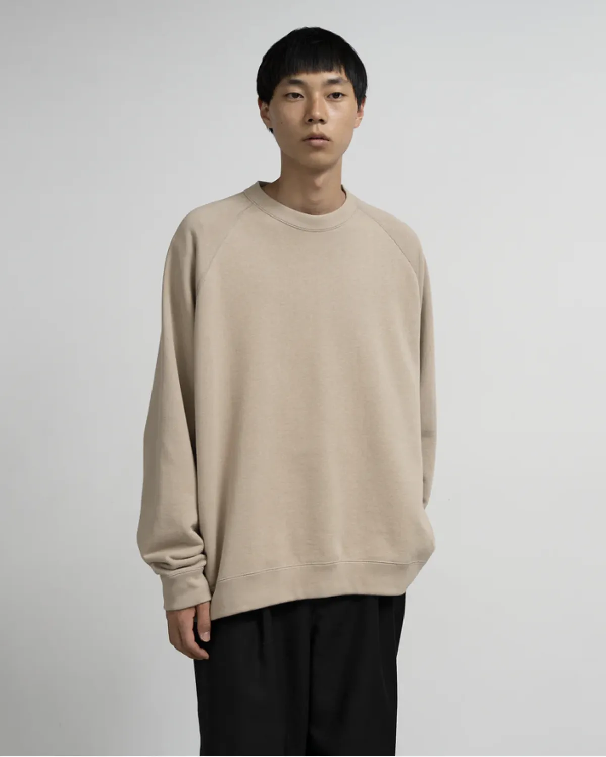 Graphpaper / LOOPWHEELER for Graphpaper Raglan Sweat (GU253-70701C)