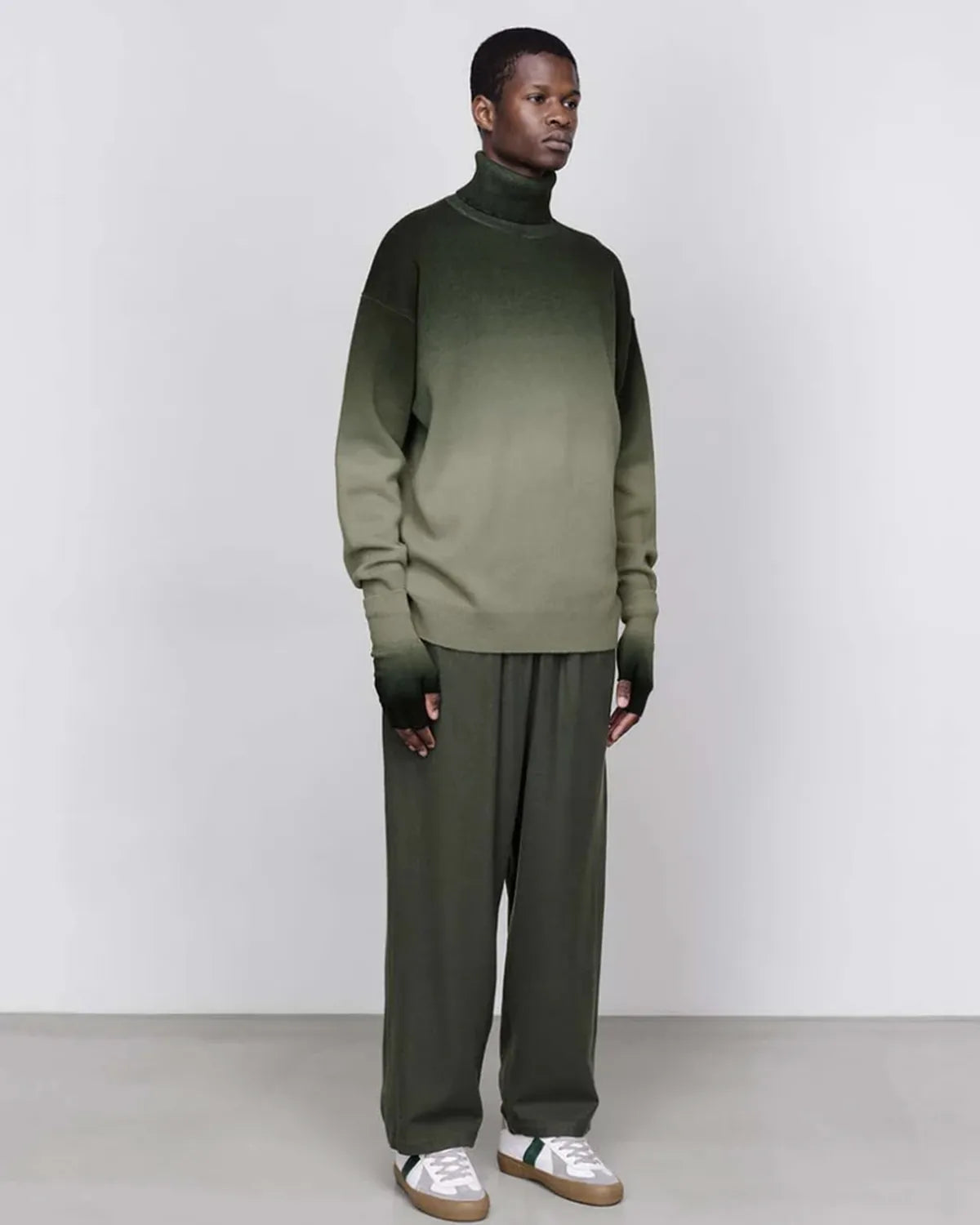 Graphpaper / Extra Fine Wool Viyella Sleeping Pants (GM253-40387)