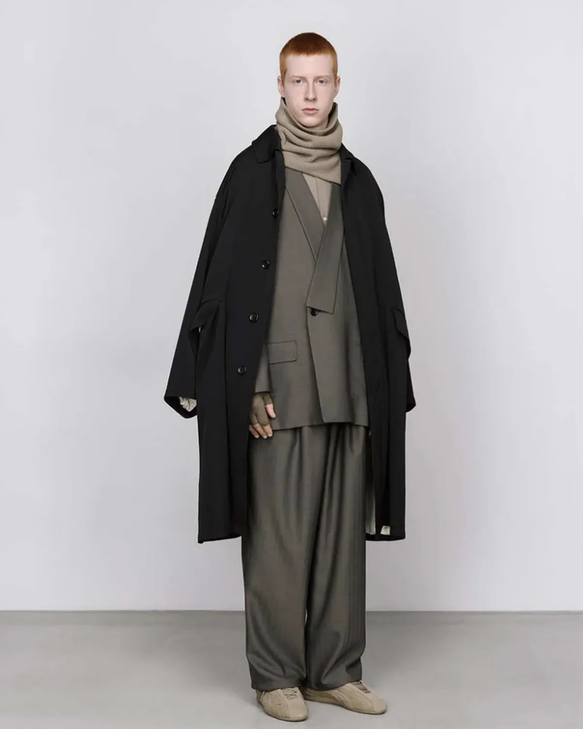 Graphpaper / Melange Herringbone Stripe Samue Jacket (GM253-20334)