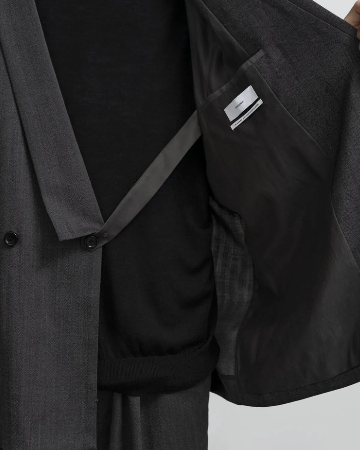 Graphpaper / Melange Herringbone Stripe Samue Jacket (GM253-20334)