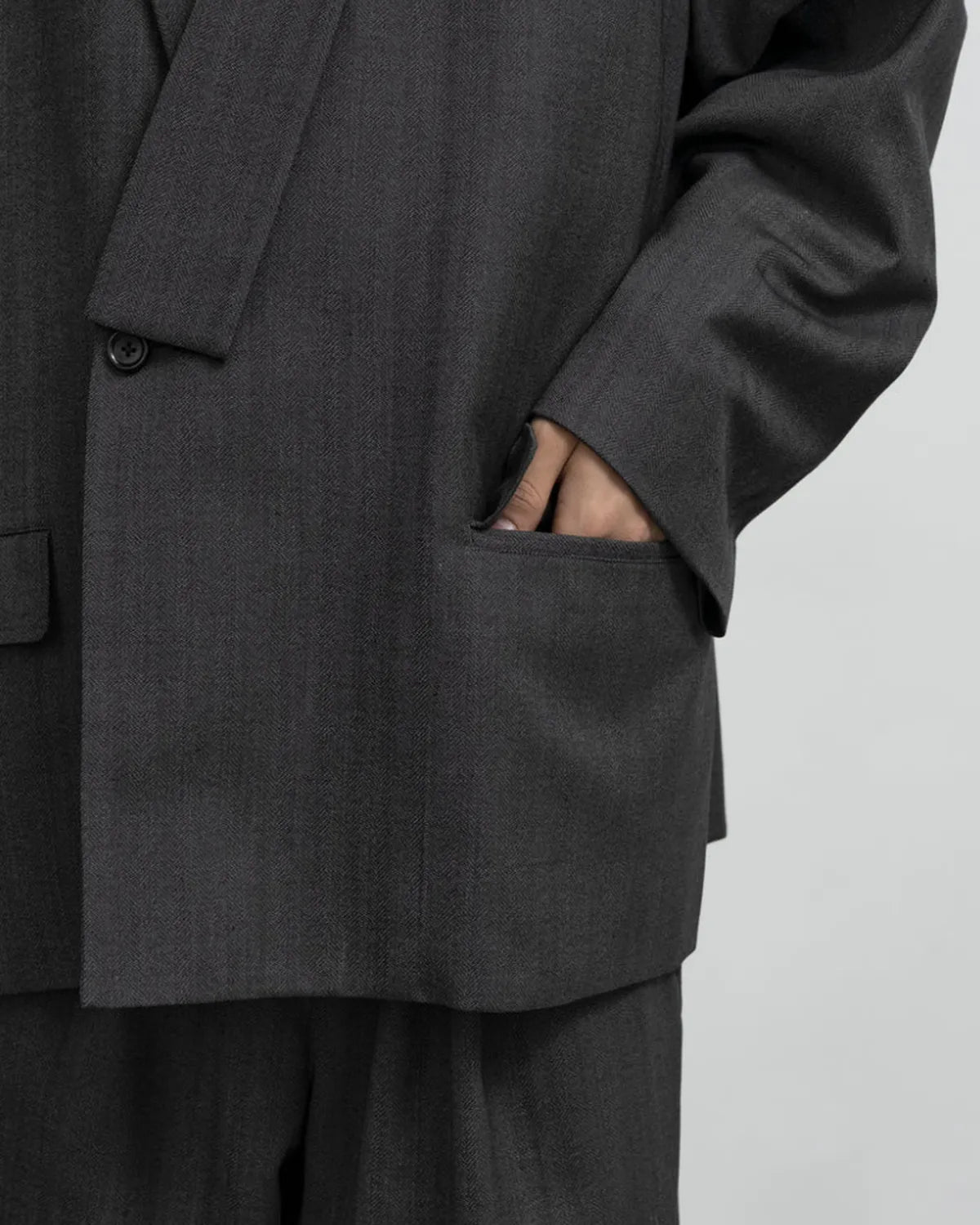 Graphpaper / Melange Herringbone Stripe Samue Jacket (GM253-20334)