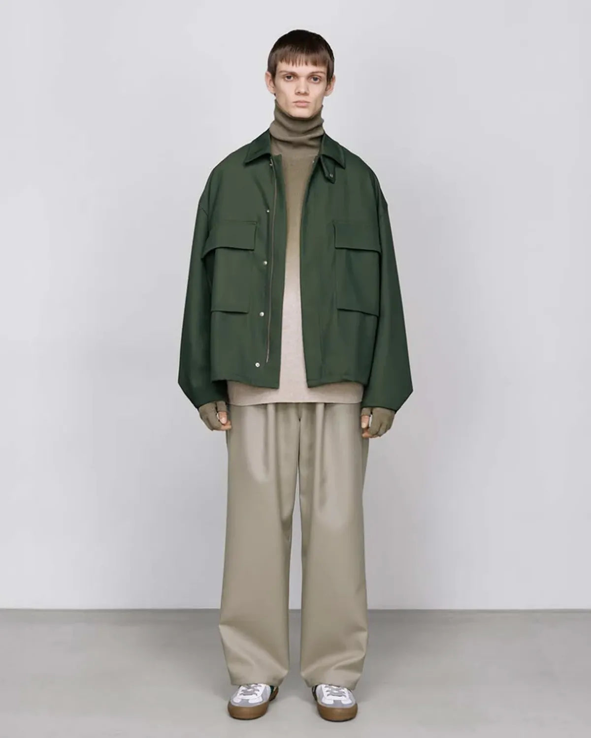 Graphpaper / Techno Wool Nylon Field Jacket (GM253-30315)