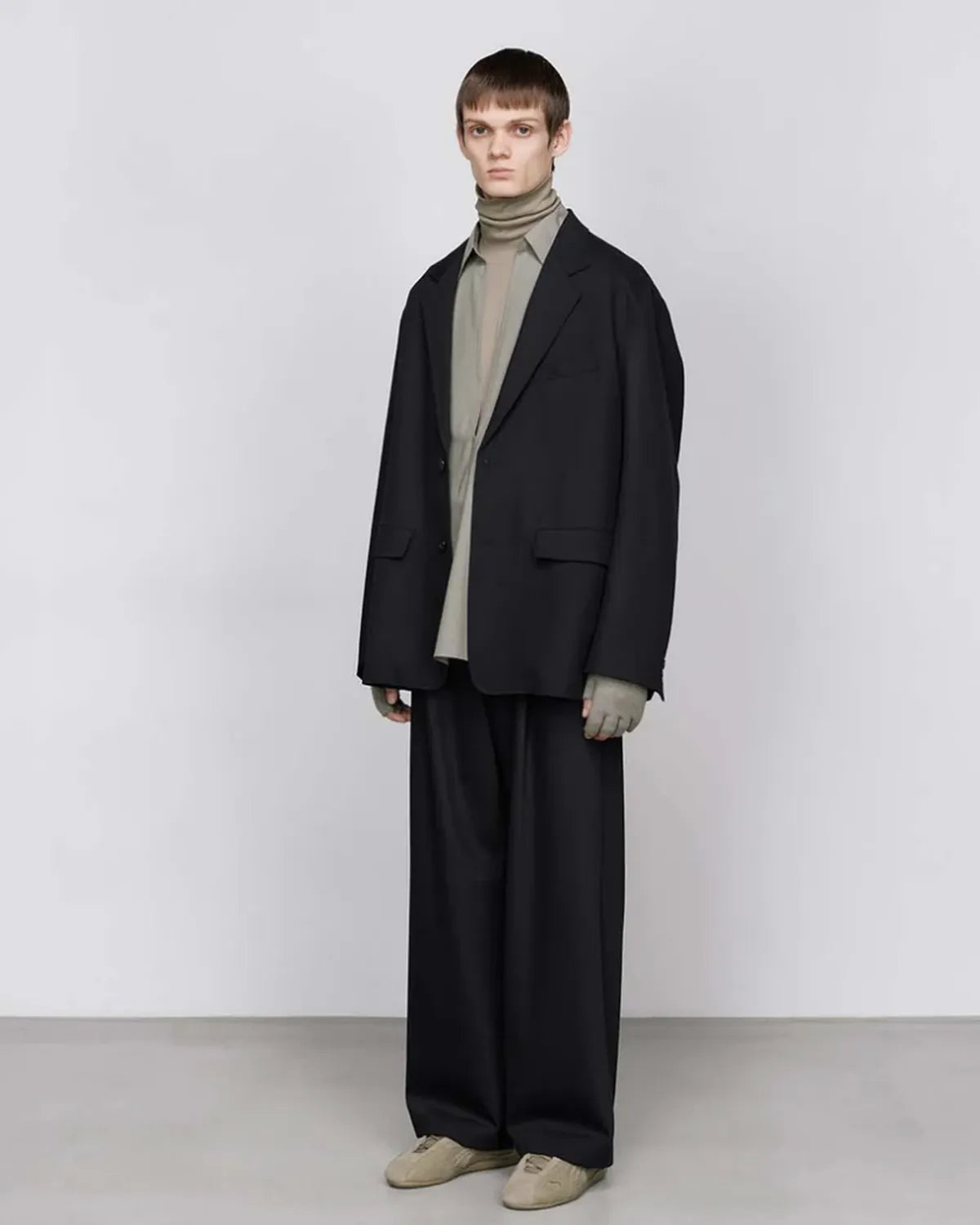 Graphpaper / Techno Wool Nylon Compact Shoulder Jacket (GM253-20314)