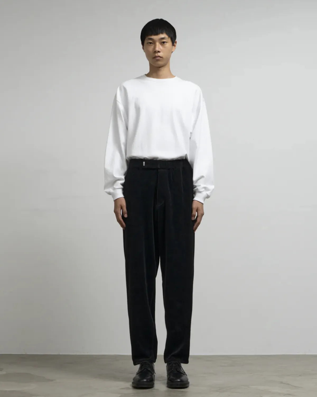 Graphpaper / Soft Knit Corduroy Wide Tapered Chef Pants (GM253-40212B)