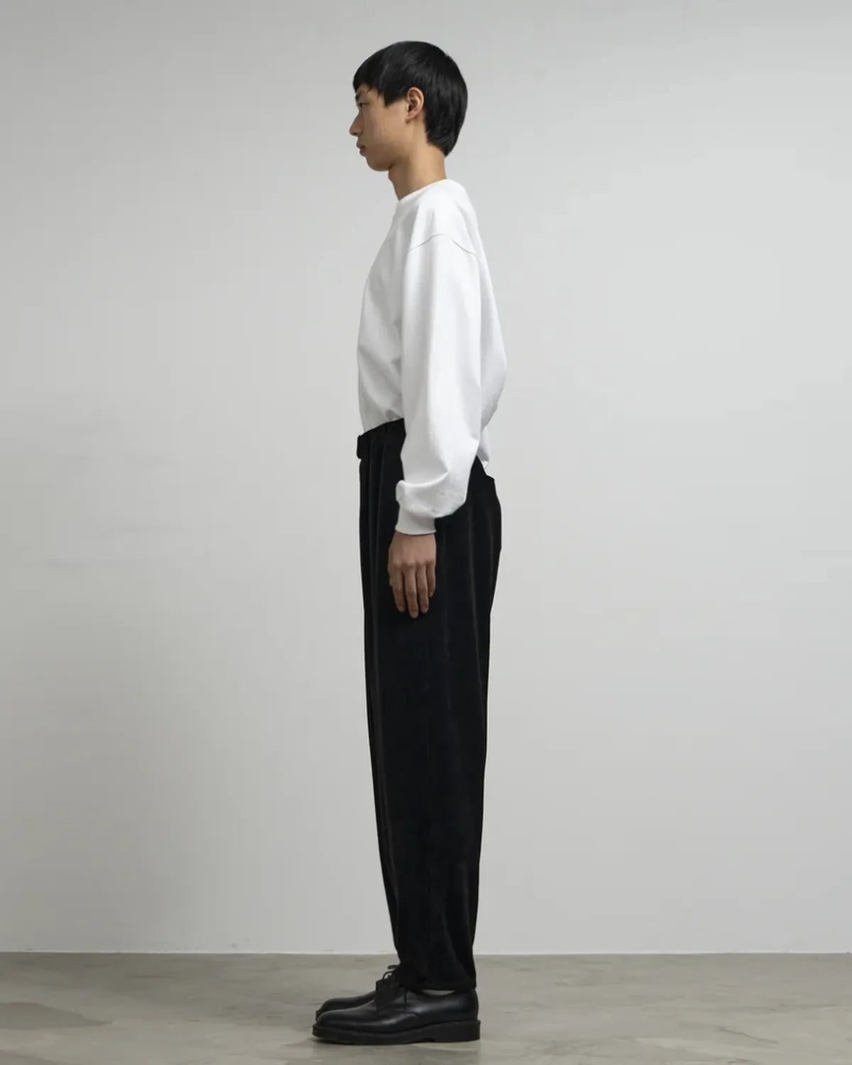 Graphpaper / Soft Knit Corduroy Wide Tapered Chef Pants (GM253-40212B)