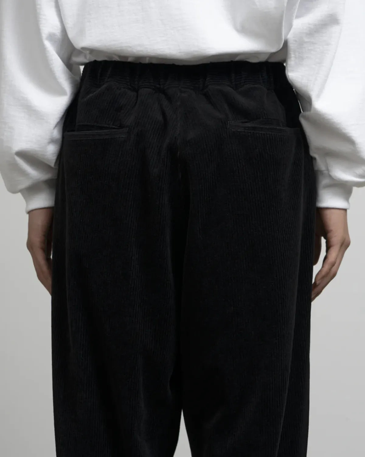 Graphpaper / Soft Knit Corduroy Wide Tapered Chef Pants (GM253-40212B)