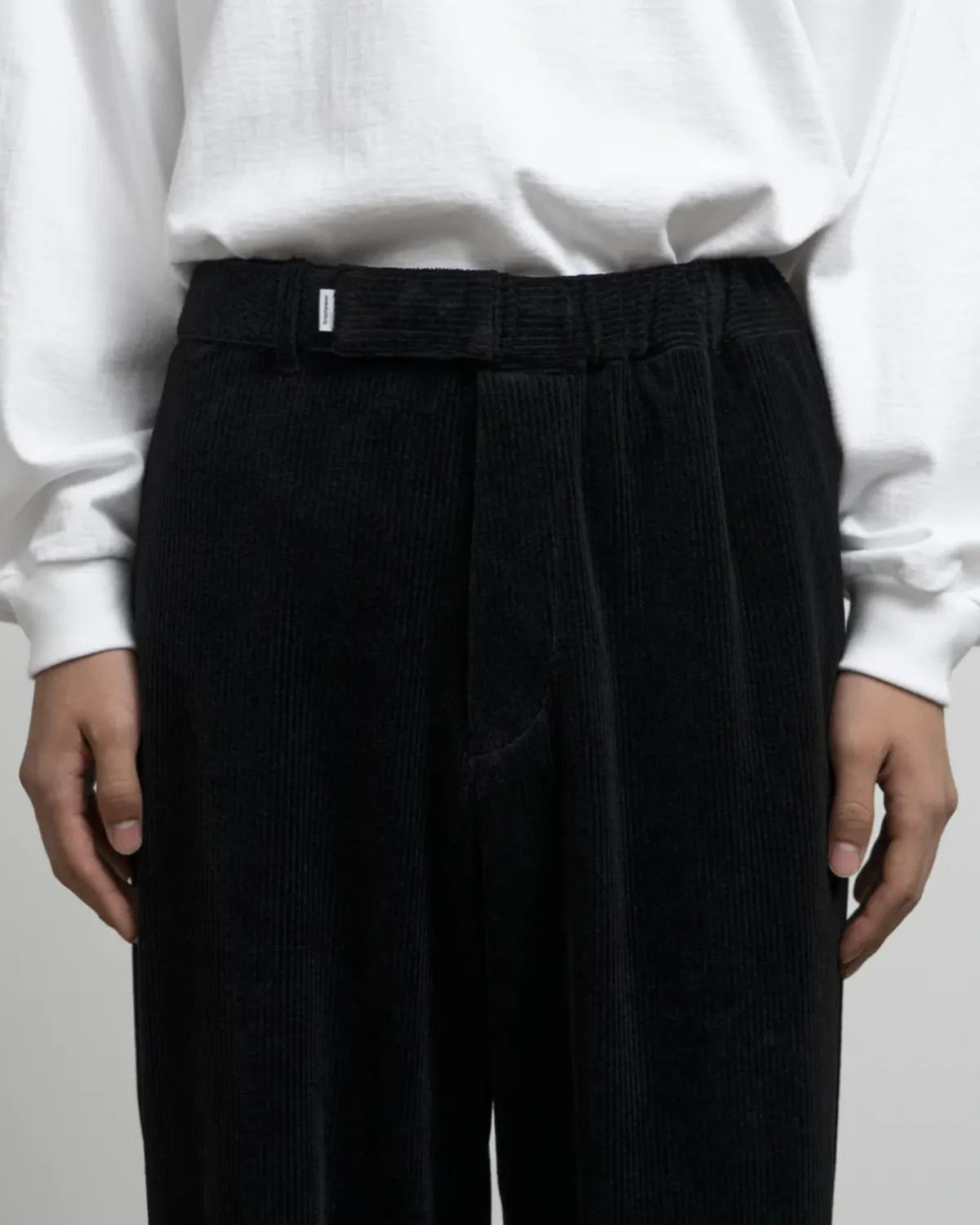Graphpaper / Soft Knit Corduroy Wide Tapered Chef Pants (GM253-40212B)