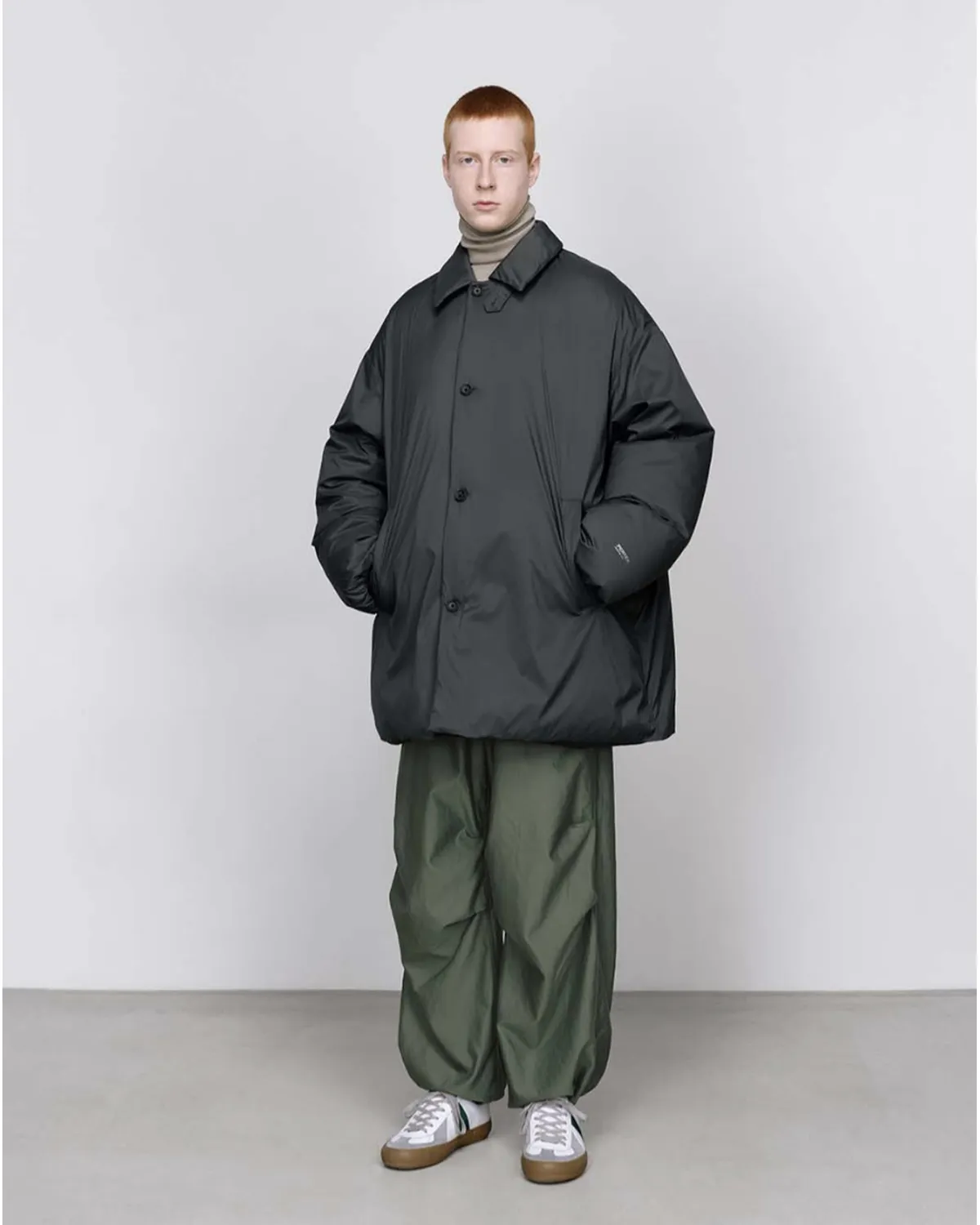 Graphpaper / PERTEX QUANTUM AIR Bal Collar Down Coat (GM253-10434)