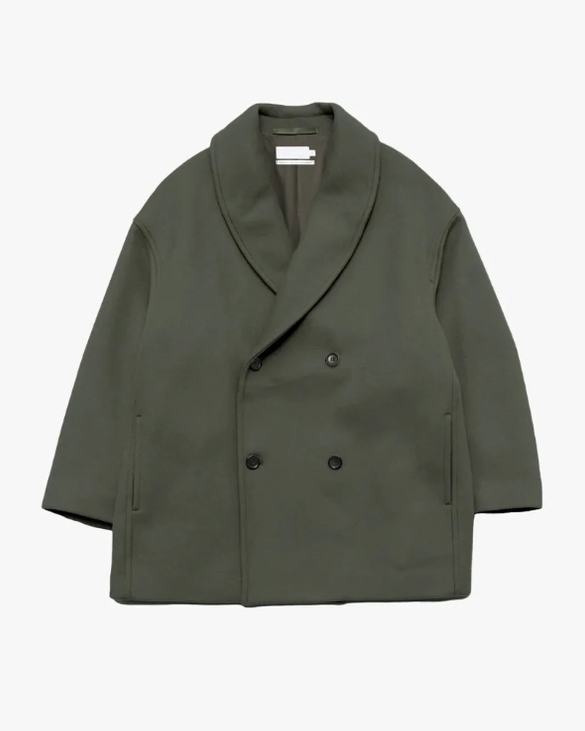 Graphpaper / Light Melton Shawl Collar Coat (GL253-10267C)