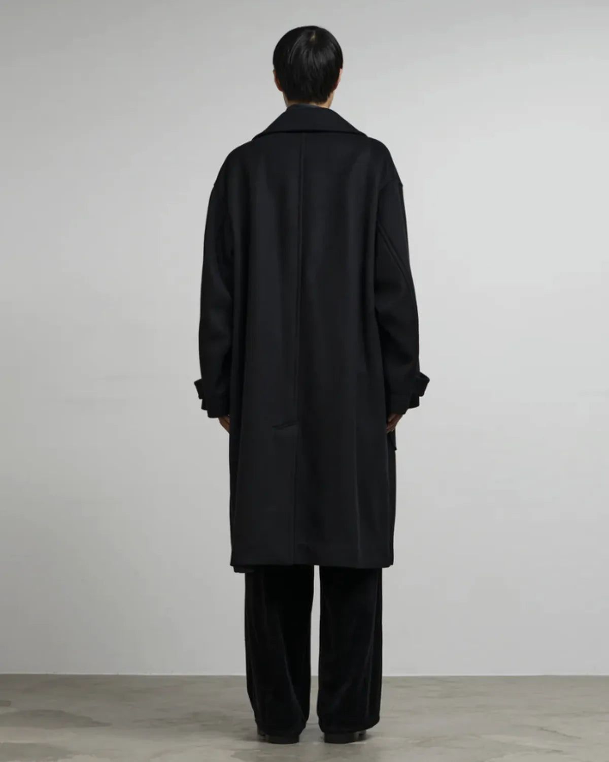 Graphpaper / Light Melton Pea Coat (GM253-10266B)