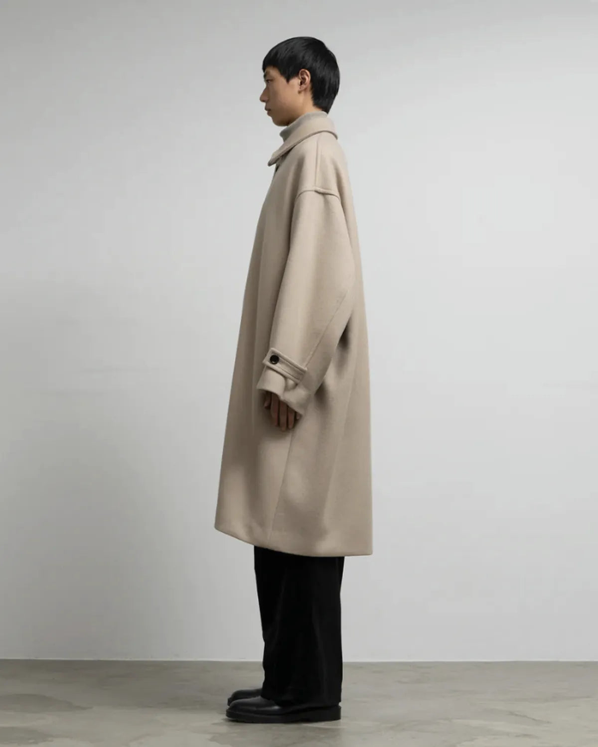 Graphpaper / Light Melton Oversized Coat (GU253-10270C)