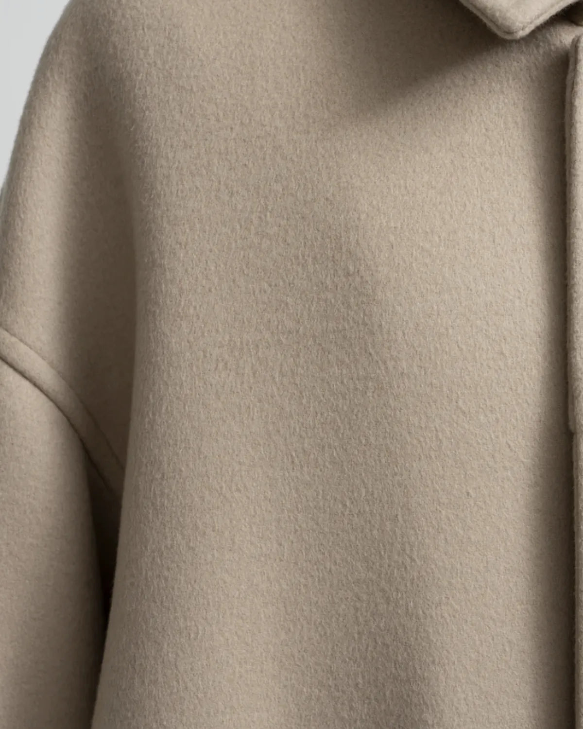 Graphpaper / Light Melton Oversized Coat (GU253-10270C)