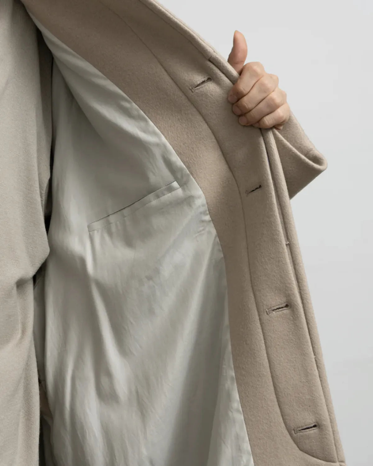 Graphpaper / Light Melton Oversized Coat (GU253-10270C)