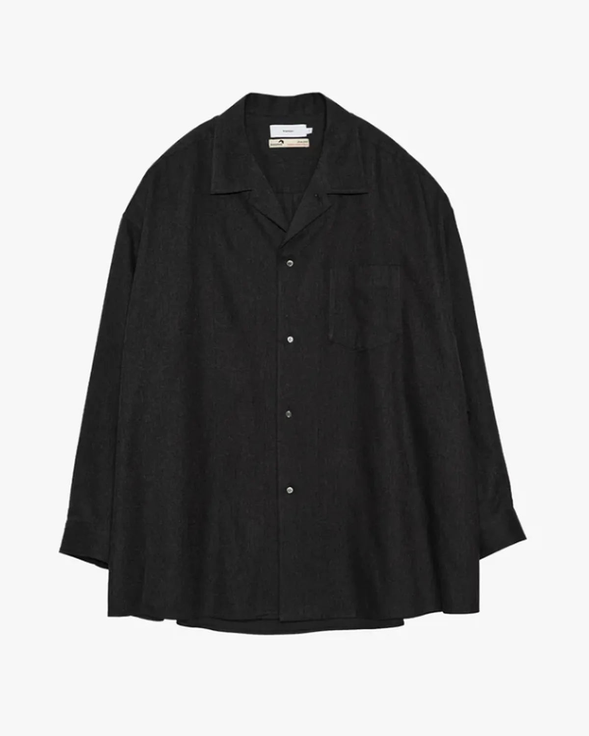 Graphpaper / SIDOGRAS Cotton Herringbone Flannel Sleeping Shirt (GM254-50044)