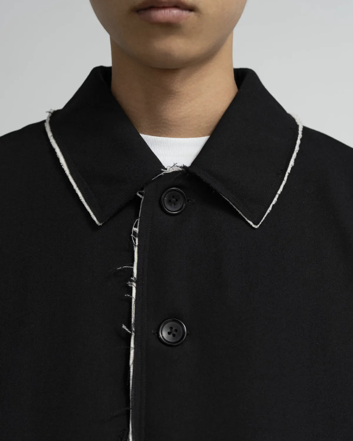 Graphpaper × CAMIEL FORTGEN / C.F × GP Wool Gabardine Coat (GM254-10105)