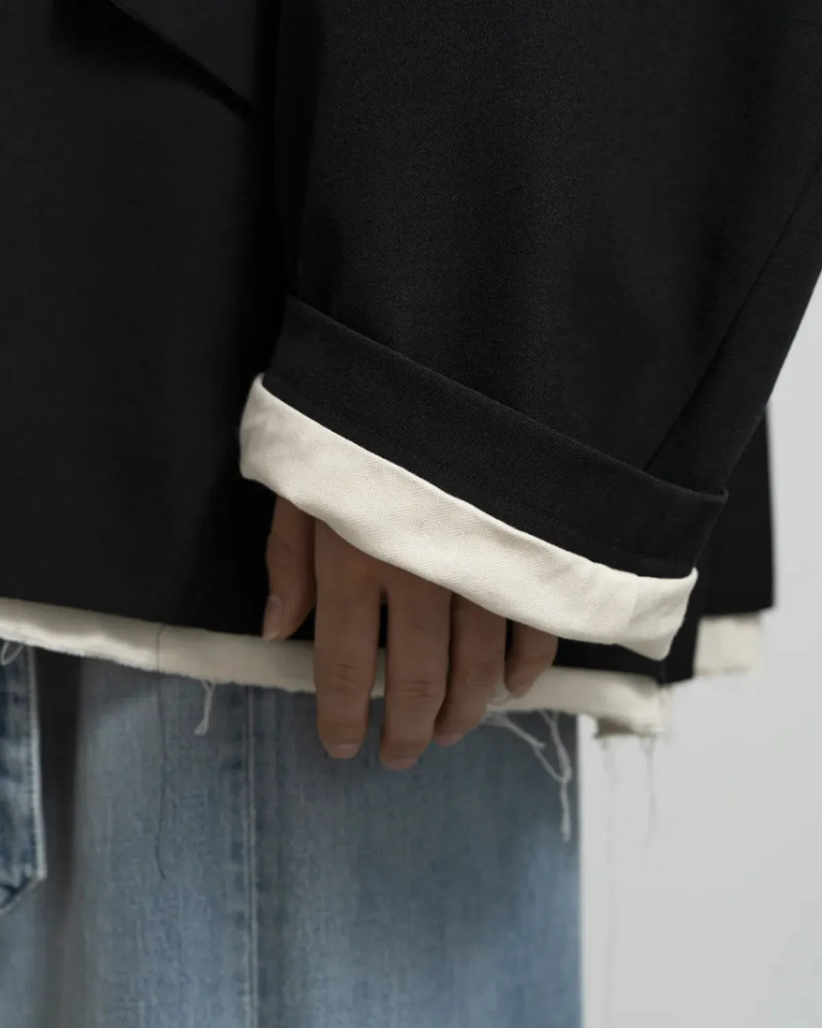 Graphpaper × CAMIEL FORTGEN / C.F × GP Wool Gabardine Coat (GM254-10105)