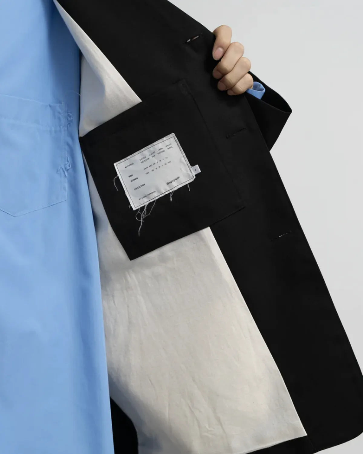 Graphpaper × CAMIEL FORTGEN / C.F × GP Scale Off Wool 3B Jacket (GM254-20104)