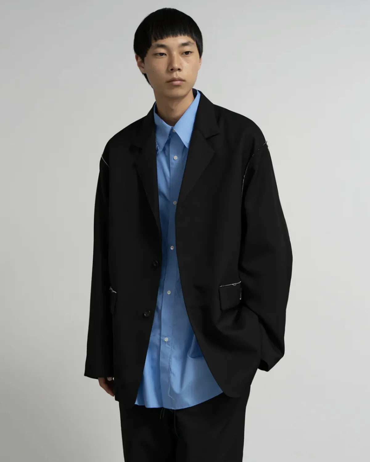 Graphpaper × CAMIEL FORTGEN / C.F × GP Scale Off Wool 3B Jacket (GM254-20104)