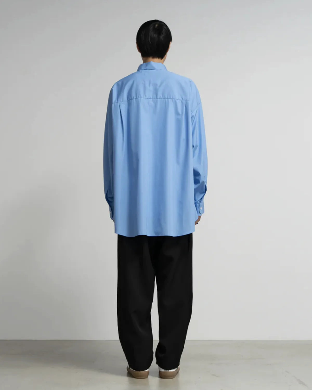 Graphpaper × CAMIEL FORTGEN / C.F × GP High Count Regular Collar Round Cut Shirt (GM254-50102)