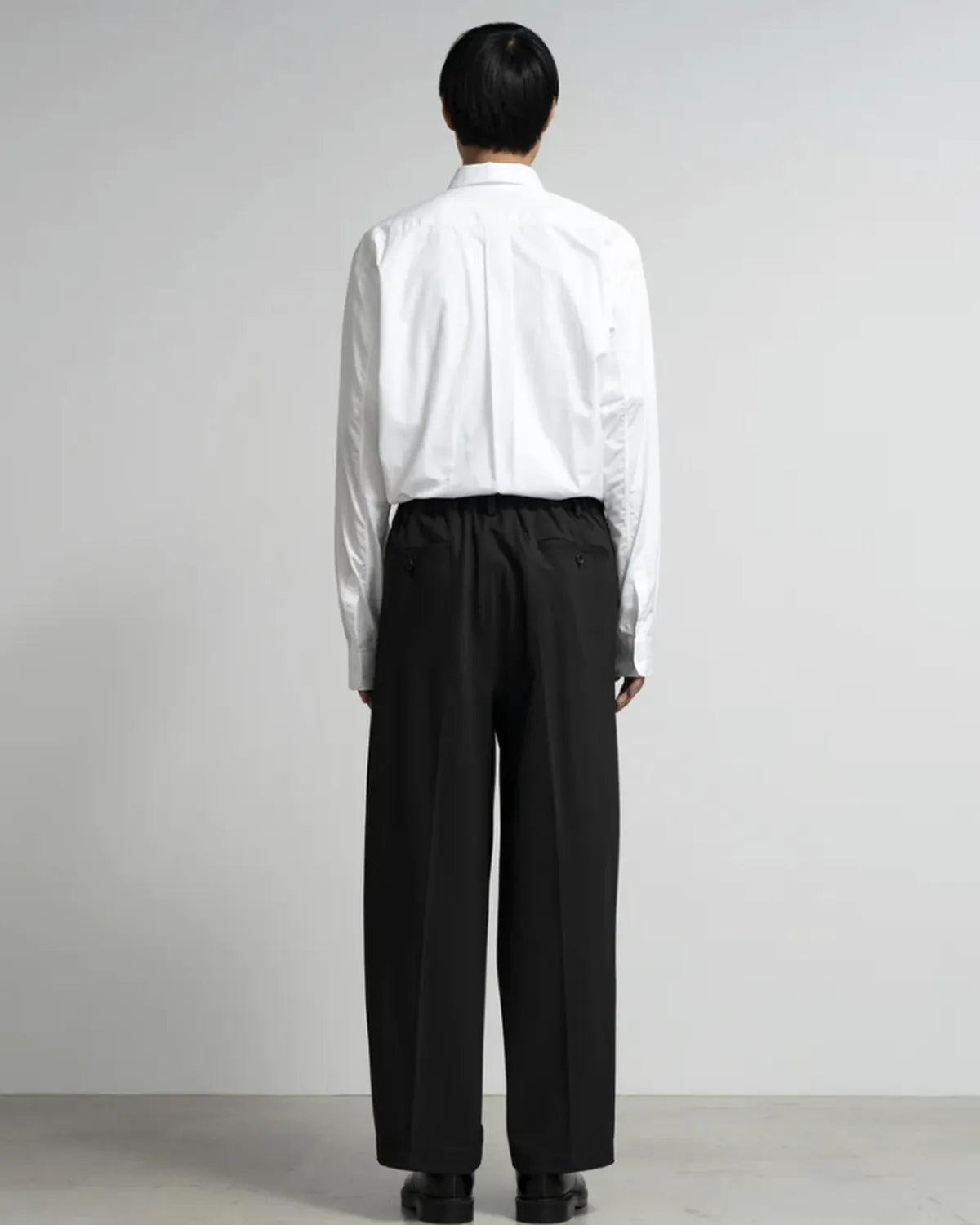 Graphpaper / SIDOGRAS Melange Ponte Wide Slacks (GM254-40052)