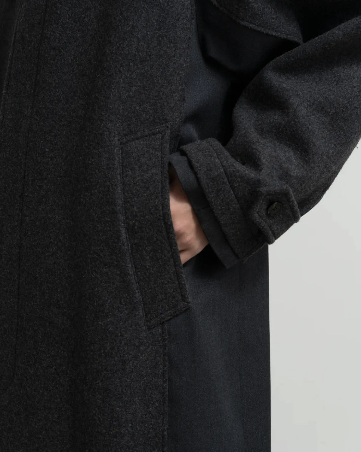 Graphpaper × YOKE / CONNECTED BAL COLLAR COAT (YK25FW01276C-GP / GM253-10904Y)