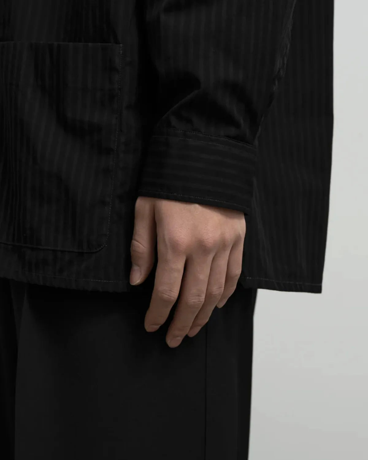 Graphpaper × YOKE / COTTON STRIPE SHIRT JACKET (YK25FW01277SH-GP / GM253-50905Y)