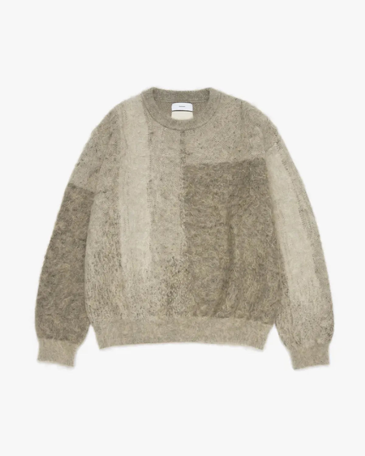Graphpaper × YOKE / ABSTRACT JACQUARD CREWNECK SWEATER (YK25FW01110S-GP / GM253-70907Y)