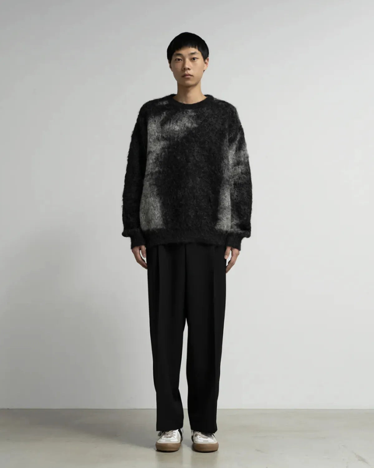 Graphpaper × YOKE / ABSTRACT JACQUARD CREWNECK SWEATER (YK25FW01110S-GP / GM253-70907Y)