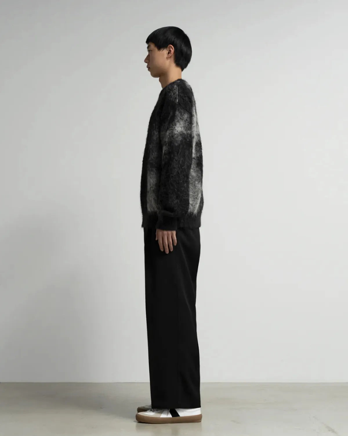 Graphpaper × YOKE / ABSTRACT JACQUARD CREWNECK SWEATER (YK25FW01110S-GP / GM253-70907Y)