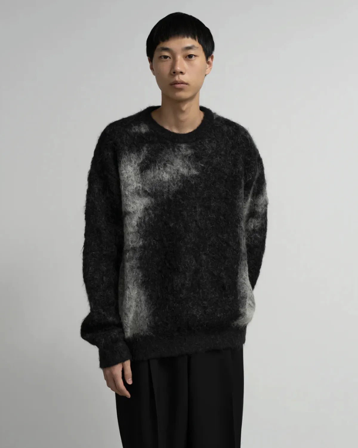 Graphpaper × YOKE / ABSTRACT JACQUARD CREWNECK SWEATER (YK25FW01110S-GP / GM253-70907Y)