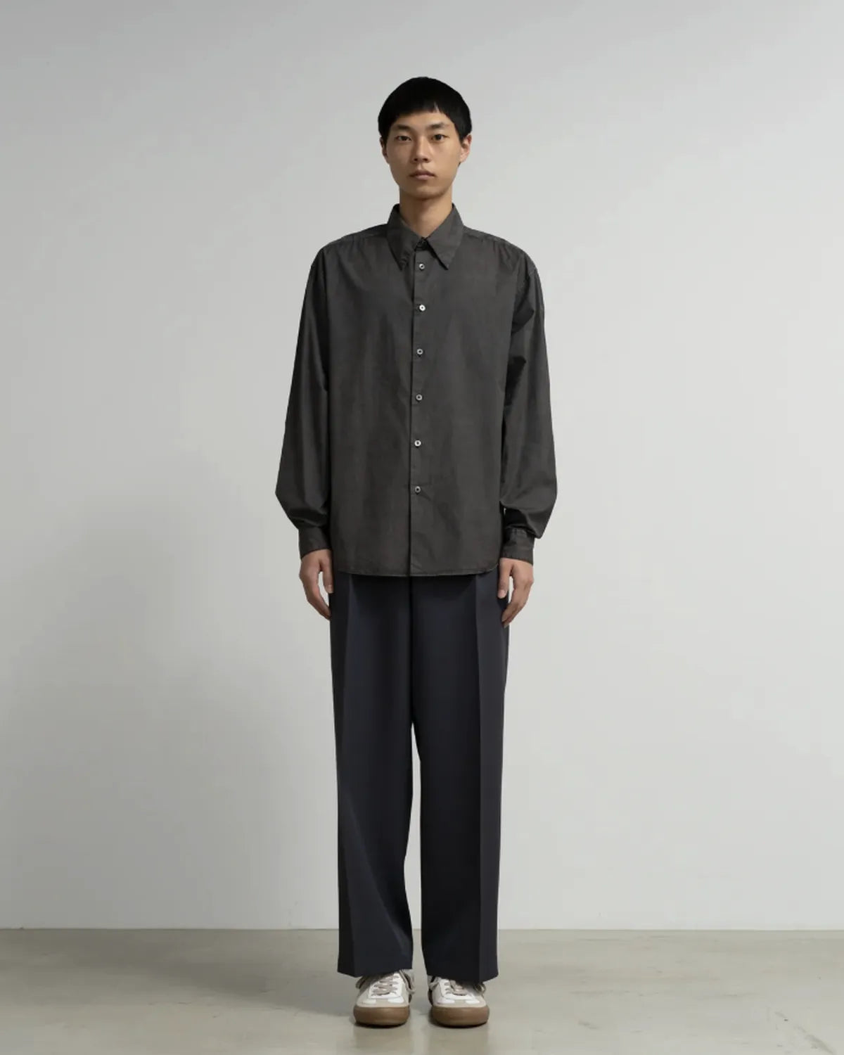 Graphpaper × YOKE / PIGMENT DYED REGULAR SHIRT (YK25FW01278SH-GP / GM253-50906Y)