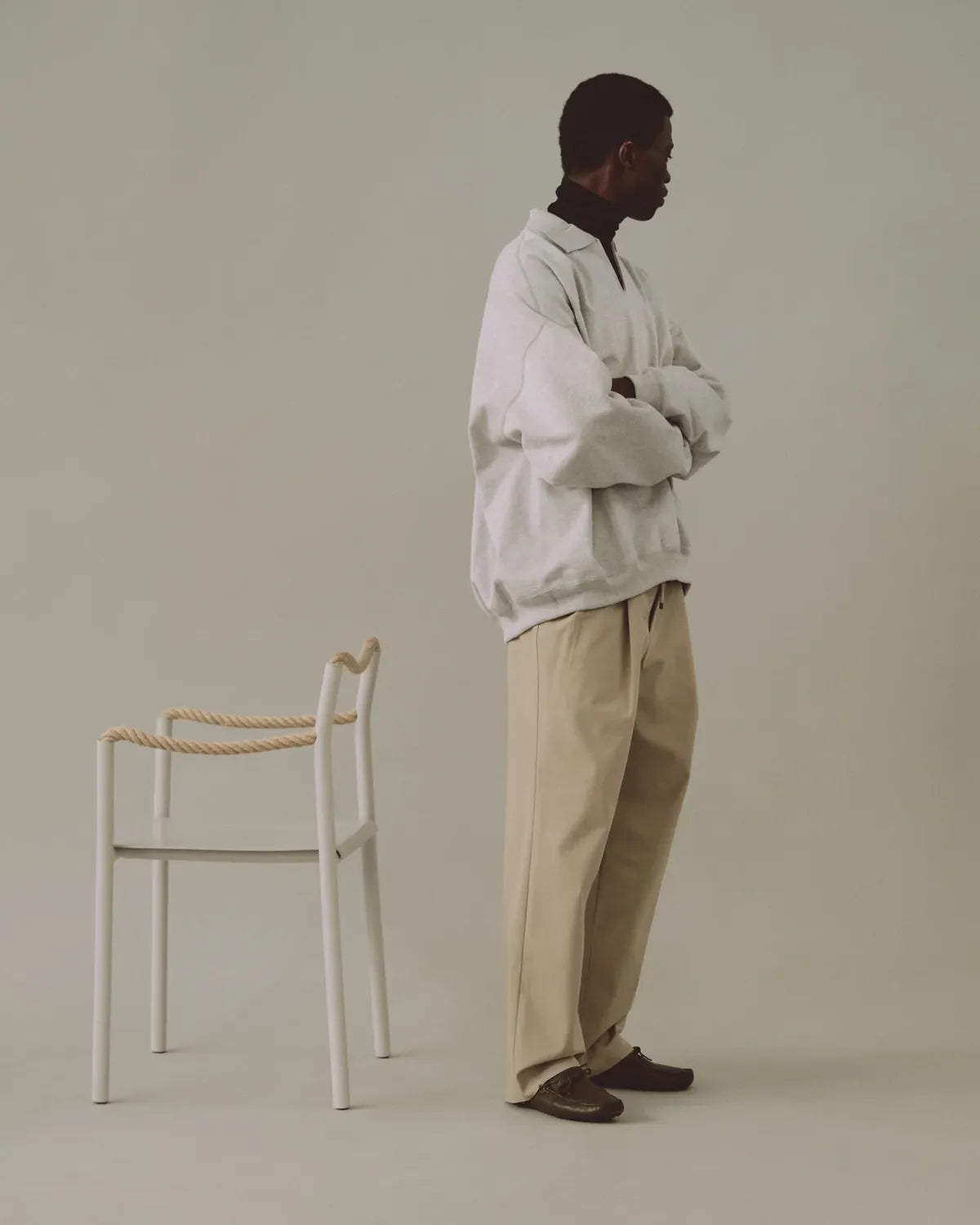 MARKAWARE / SUPER 160s WOOL WASHABLE KNIT (A25C10CS01C)