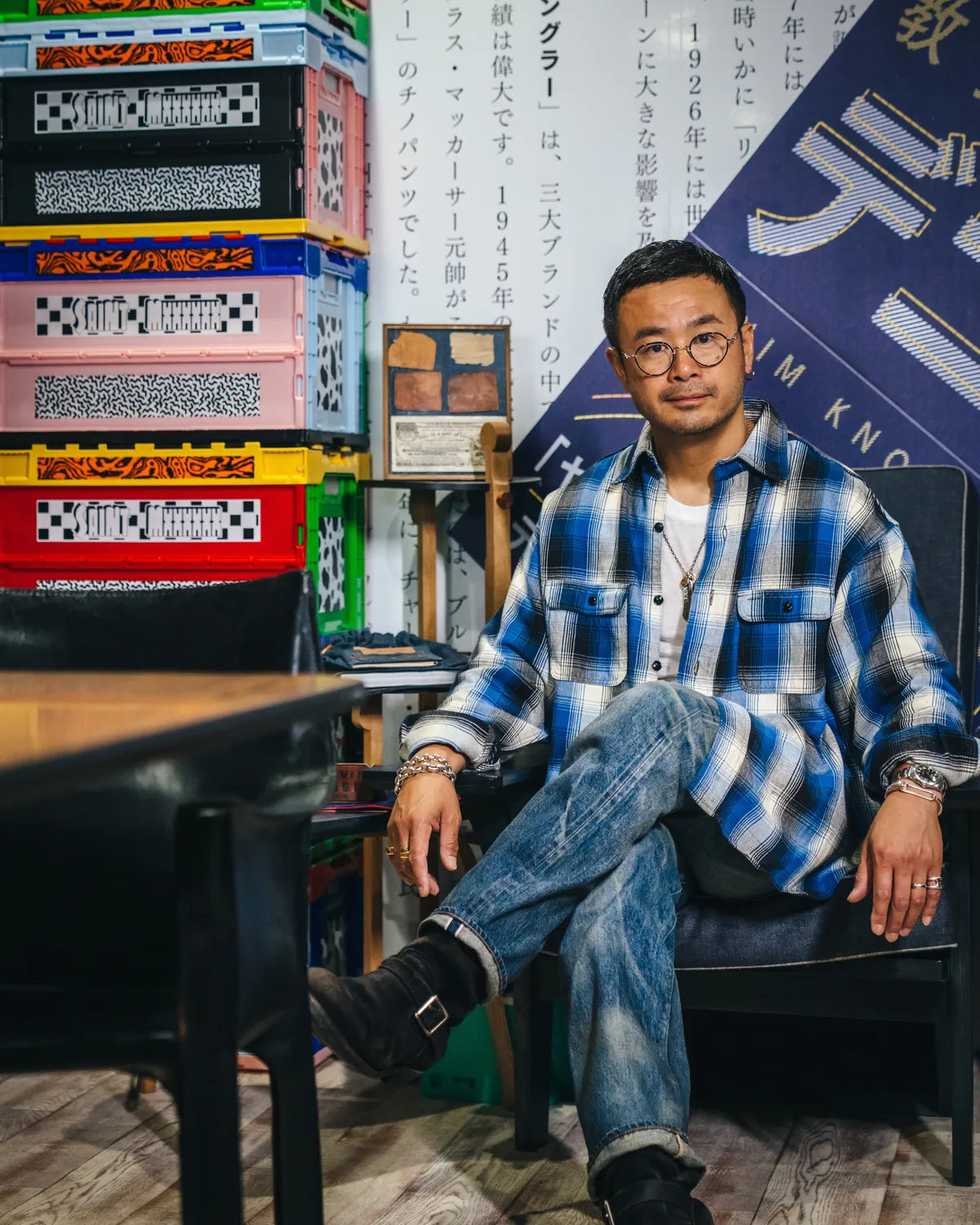 ©︎SAINT Mxxxxxx × BerBerJin / BB_FLANNEL SHIRT / CHECK (SM-HR1-0000-C53)