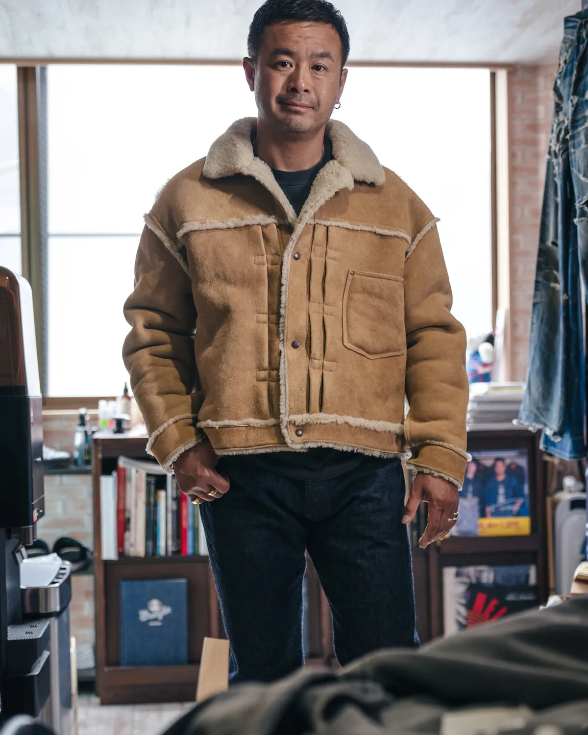 ©︎SAINT Mxxxxxx × BerBerJin / BB_MOUTON JACKET / MOUTON (SM-HR1-0000-C59)