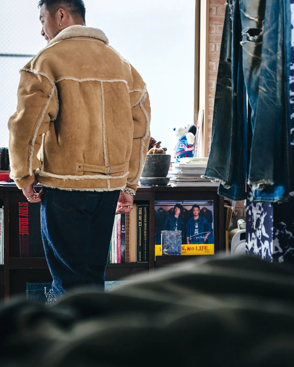 ©︎SAINT Mxxxxxx × BerBerJin / BB_MOUTON JACKET / MOUTON (SM-HR1-0000-C59)