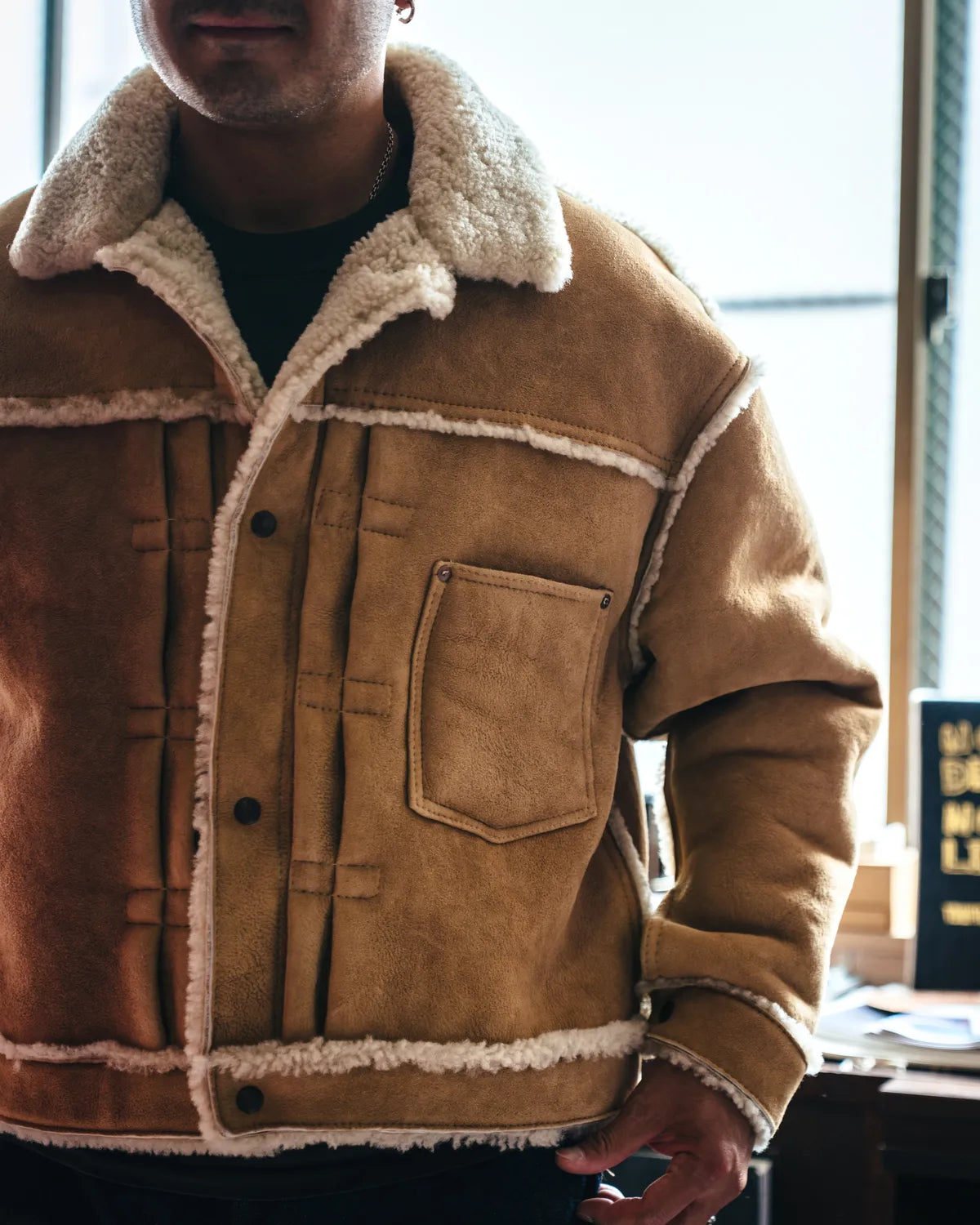 ©︎SAINT Mxxxxxx × BerBerJin / BB_MOUTON JACKET / MOUTON (SM-HR1-0000-C59)